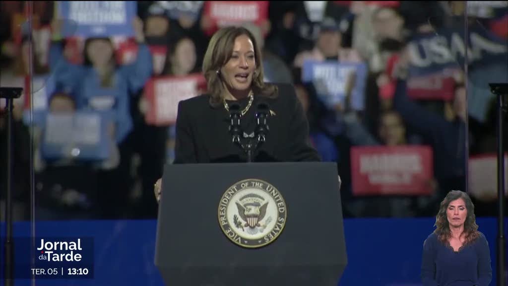 Kamala Harris deixou mensagem de otimismo no último comício