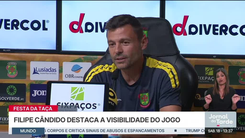 Treinador do Paços quer ambição frente ao Sporting
