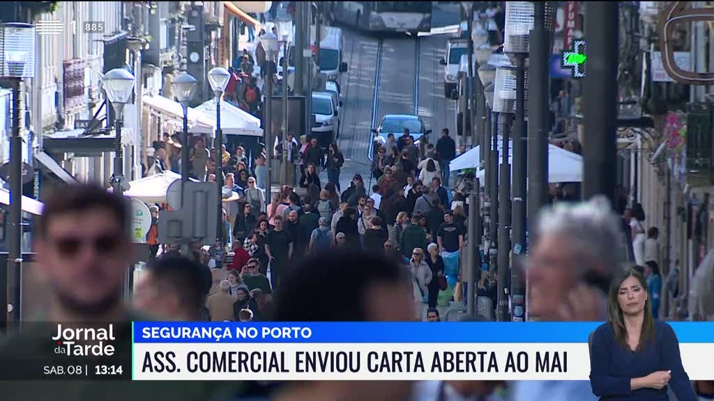 Associação Comercial do Porto exige ao governo reforço policial para combater a insegurança