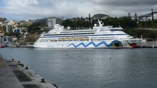 Imagem de AIDAaura fez escala no Funchal