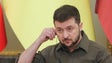 Imagem de Zelensky saúda determinação dos ucranianos no 50.º dia da guerra