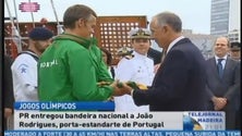 Imagem de Presidente da República entrega estandarte a João Rodrigues (Vídeo)