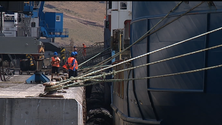 Imagem de Trabalhadores dos navios e portos vacinados (vídeo)