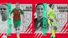 Imagem de Telma Encarnação e Bárbara Santos pré-convocadas para a seleção nacional