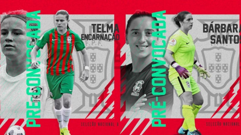 Telma Encarnação e Bárbara Santos pré-convocadas para a seleção nacional