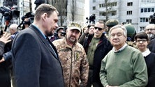 Imagem de António Guterres diz que uma guerra no século XXI é um absurdo