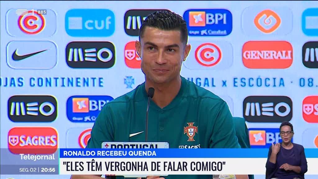 Seleção. Ronaldo diz que irá afastar-se quando sentir que já "não é útil"