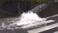 Imagem de Mau tempo na Ponta Delgada (vídeo)