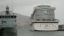 Imagem de 1500 passageiros do navio AIDAnova embarcam hoje no porto do Funchal