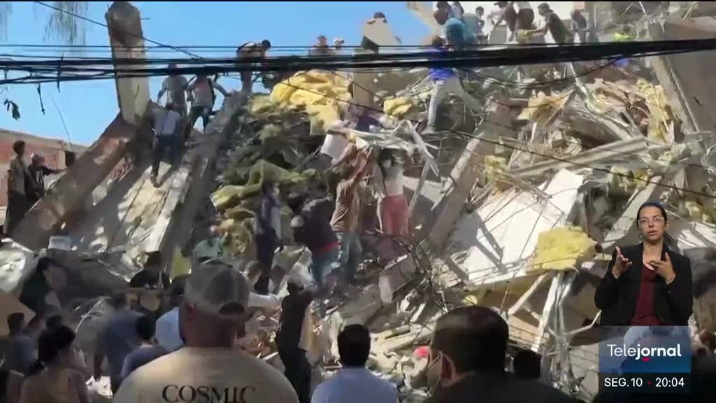 Sismo Colômbia. Muitas pessoas ficaram soterradas