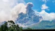 Vulcão Merapi entrou hoje em erupção