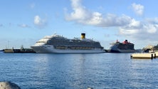 Navios «Costa Firenze» e «Valiant Lady» trazem 7 882 pessoas ao Funchal