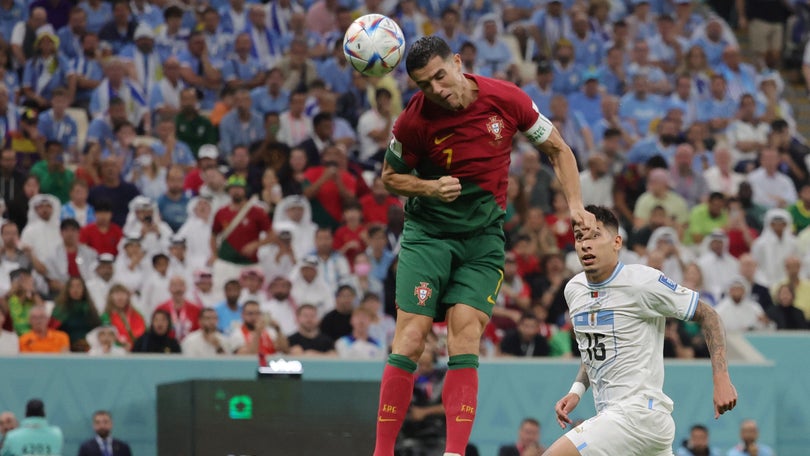 Imagem de Ronaldo falha treino de Portugal a dois dias do embate com sul-coreanos
