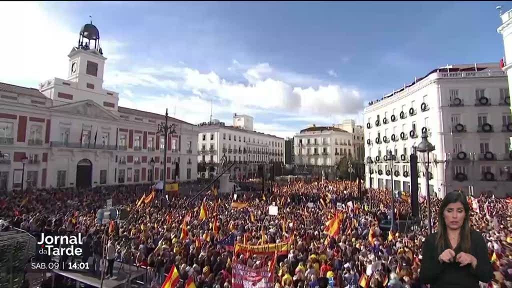 Maioria dos espanhóis está contra a amnistia aos independentistas