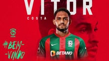 Imagem de Vitor Costa assina pelo Marítimo