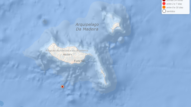 Sismo em Câmara de Lobos