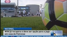 Imagem de Witti treinou ontem de forma condicionada