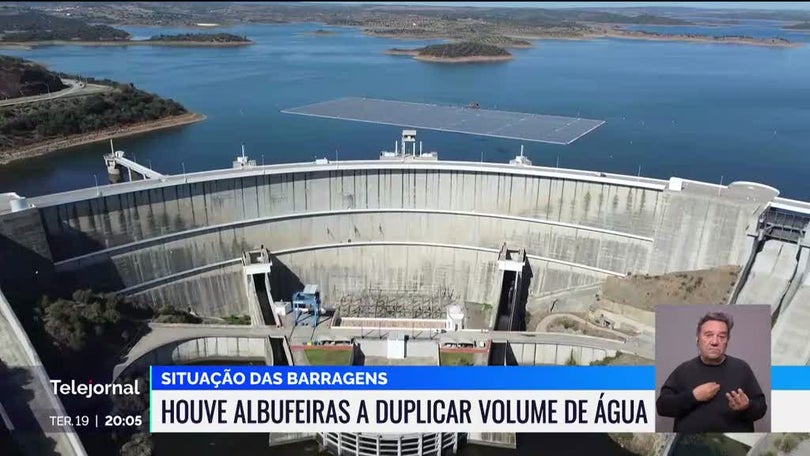 Imagem de Volume de água armazenado nas albufeiras nacionais é de 81%