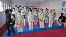 Imagem de 20 atletas participaram em prova de Taekwondo