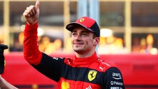 Imagem de Charles Leclerc na pole position