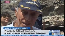 Imagem de Marcelo, o primeiro Presidente nas Selvagens no primeiro mandato (Vídeo)