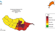 Cinco concelhos da Madeira com risco máximo de incêndio