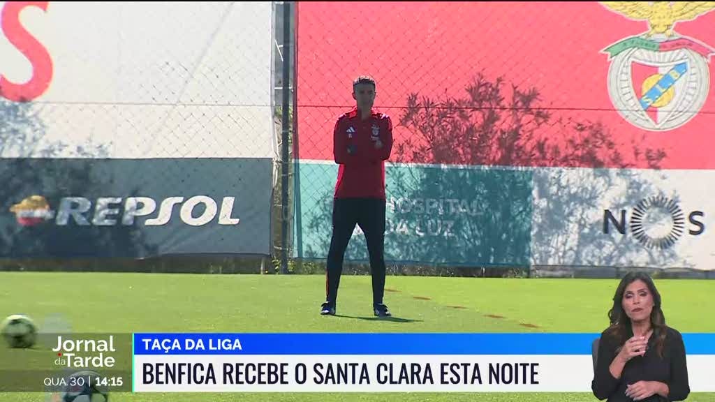 Taça da Liga. Benfica recebe Santa Clara