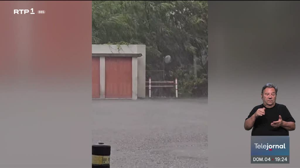 Trovoada e chuva forte. Tempo instável vai manter-se até quarta-feira