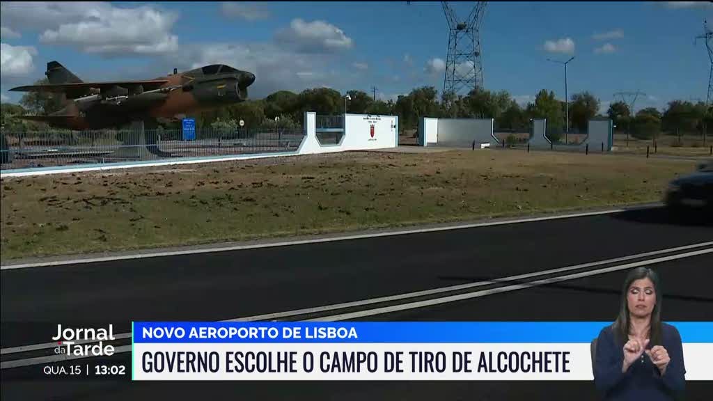 Campo de tiro de Alcochete vai acolher o aeroporto Luís de Camões