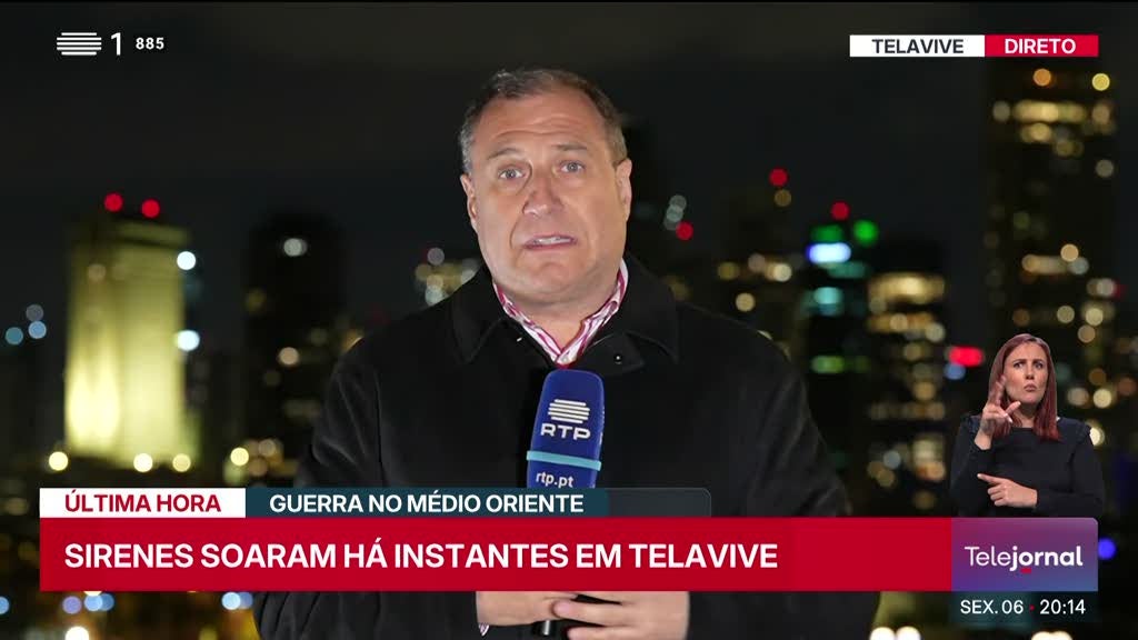RTP em Telavive. Irão continua a responder a ataques
