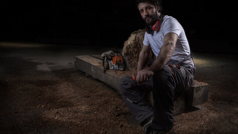 Imagem de Dinis Ribeiro expõe no jardim dos Paços do Concelho