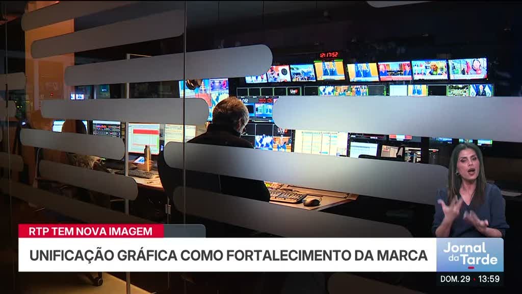 Canais da RTP vão ter nova imagem a partir de amanhã