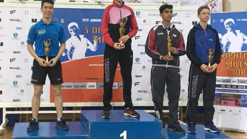 Tiago Li do São Roque foi 2º classificado no Open Opatija Milenij em Juniores