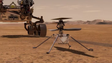 Imagem de Helicóptero da Nasa pronto para o primeiro voo em Marte