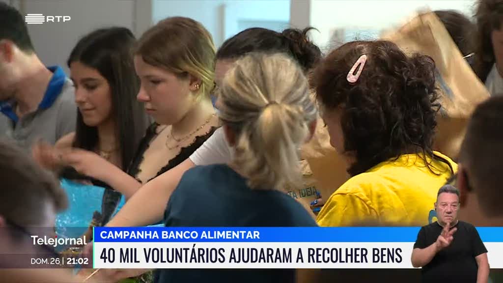 Banco Alimentar. Recolhidas mais de 900 toneladas de alimentos