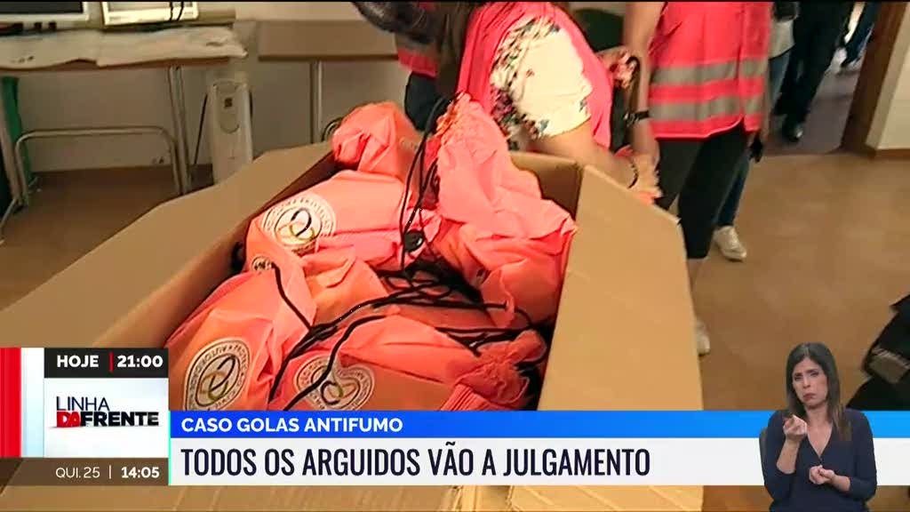 Todos os arguidos do caso das golas antifumo vão a julgamento