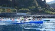 Canoístas madeirense no nacional de canoagem de mar