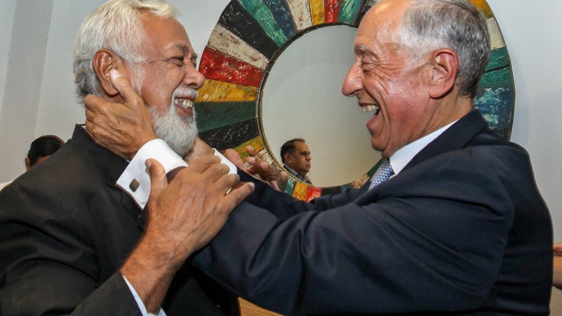 Xanana Gusmão «fura» agenda e encontra-se com Presidente português