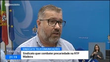 Imagem de SINTAV quer combater precariedade na RTP Madeira (vídeo)