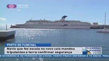 Navio de cruzeiro teve problemas na atracação no novo cais