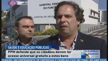 Imagem de O partido popular monárquico defende cuidados de saúde gratuitos e escola pública (Vídeo)