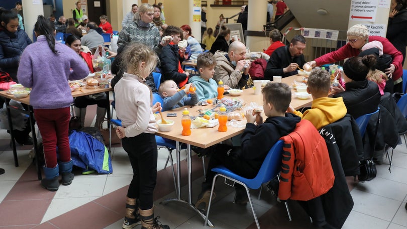 Imagem de Polónia já recebeu mais de 700 mil refugiados