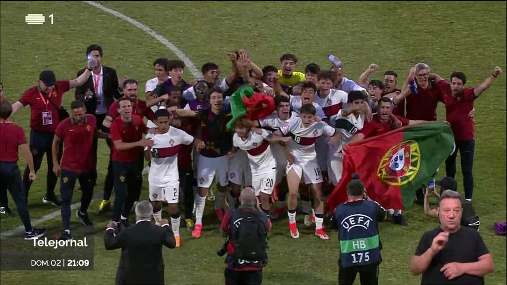 Seleção portuguesa de sub-17 está na final do Europeu