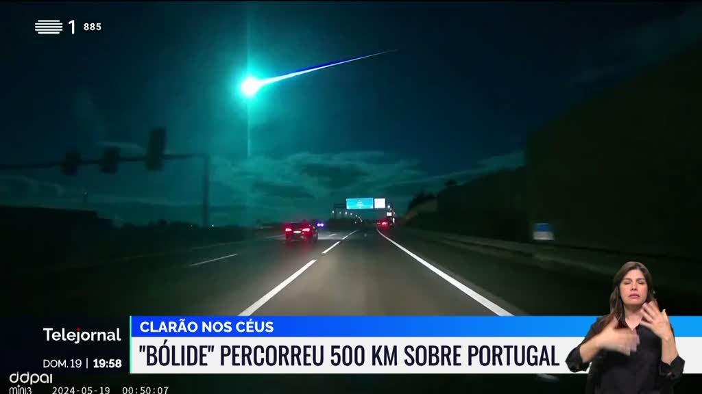 Céus de Portugal e Espanha foram iluminados por um meteoro