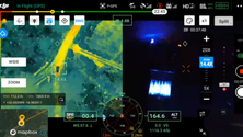 Imagem de Drones militares detetam dois focos (vídeo)