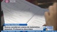 Imagem de Alunos do 11º e 12º ano consideram exame de matemática acessível (Vídeo)
