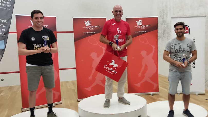 Imagem de Lino Bento o eterno campão de Portugal de squash