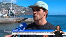 Imagem de Tomás Lacerda quer ficar no Top 10 do Campeonato do Mundo de SUP (vídeo)