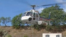 Imagem de Helicóptero chamado a combater incêndio