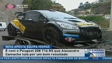 Imagem de Alexandre Camacho e o Peugeot 208 T16 R5 da Delta Rally